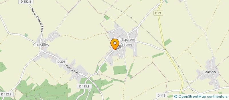 localisation de l'entreprise LA PETITE CHAUMIERE à SAINT-LAURENT-LA-GATINE