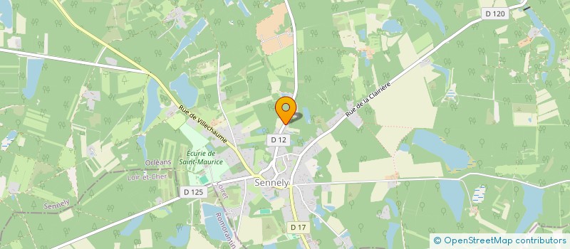 localisation de l'entreprise LA PETITE CHENAIE  SENNELY