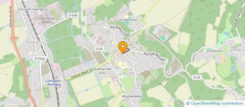 localisation de l'entreprise LA PETITE CHEVALINE à LIANCOURT