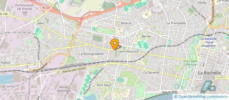 localisation de l'entreprise LA PETITE CHLOE  LA ROCHELLE