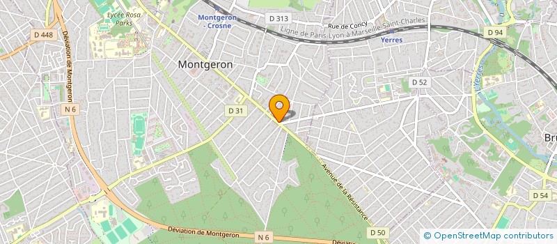 localisation de l'entreprise LA PETITE CLE à MONTGERON