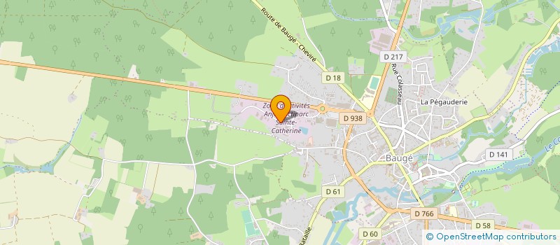 localisation de l'entreprise LA PETITE CLEFOISE à BAUGE-EN-ANJOU