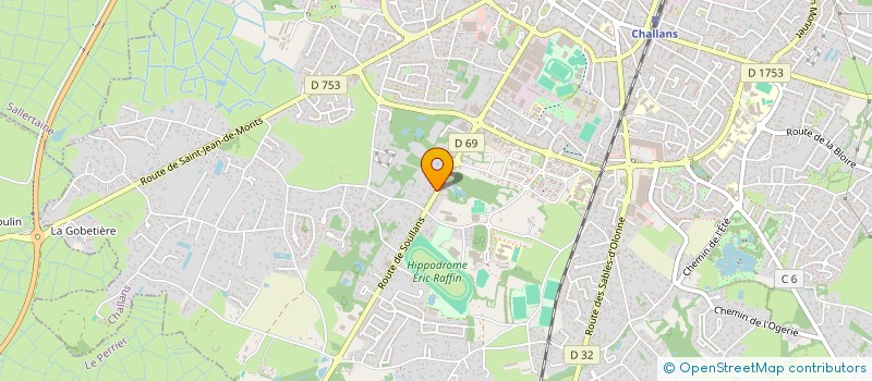 localisation de l'entreprise LA PETITE COETIERE à CHALLANS