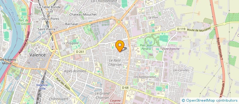 localisation de l'entreprise LA PETITE COLLECTE  VALENCE