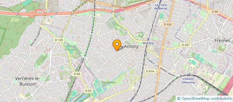 localisation de l'entreprise LA PETITE COMPAGNIE à ANTONY