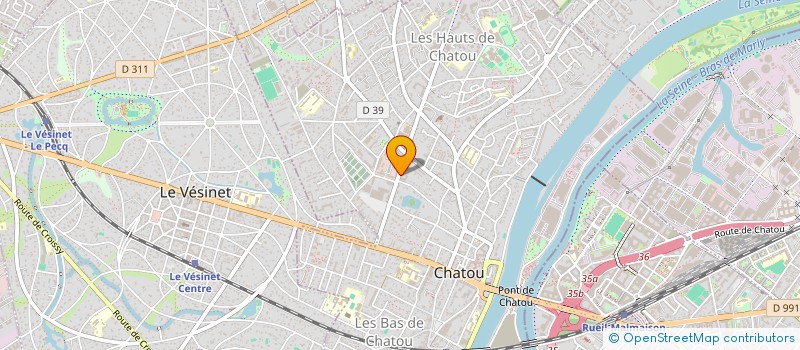 localisation de l'entreprise LA PETITE COMPAGNIE  CHATOU