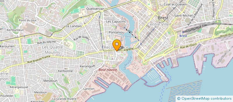 localisation de l'entreprise LA PETITE CONCURRENCE à BREST