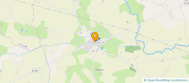 localisation de l'entreprise LA PETITE COUERE à SEGRE-EN-ANJOU BLEU