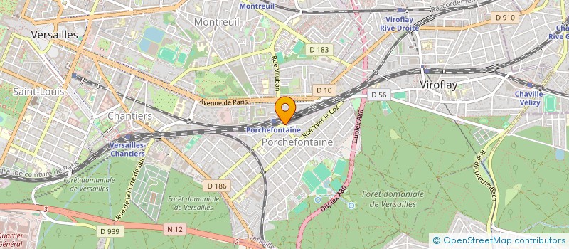 localisation de l'entreprise LA PETITE COUPOLE à VERSAILLES