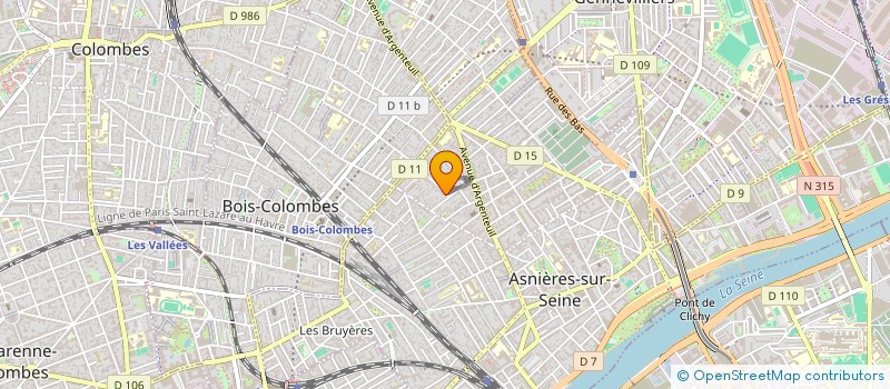 localisation de l'entreprise LA PETITE COUR à ASNIERES-SUR-SEINE