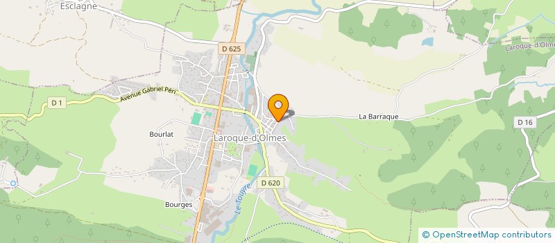 localisation de l'entreprise LA PETITE COUR VERTE à LERAN