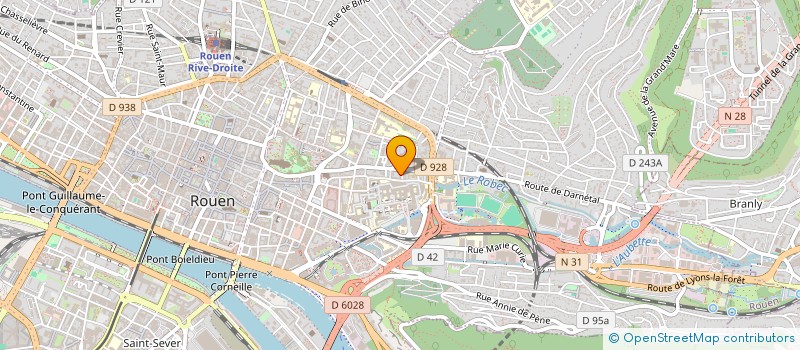 localisation de l'entreprise LA PETITE COUTURE à ROUEN