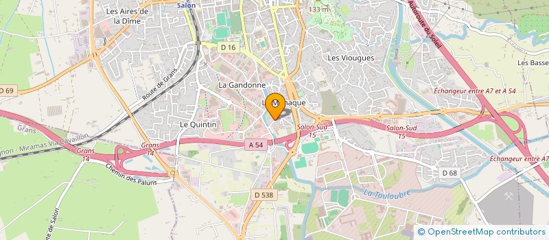 localisation de l'entreprise LA PETITE CRECHE DE SALON-DE-PROVENCE  SALON-DE-PROVENCE