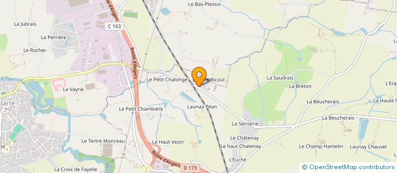 localisation de l'entreprise LA PETITE CREMERIE DE SOPHIE à CORPS-NUDS