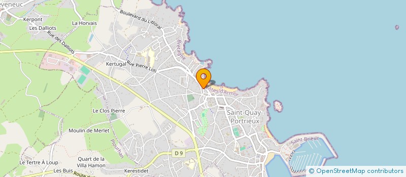 localisation de l'entreprise LA PETITE CREPERIE  SAINT-QUAY-PORTRIEUX