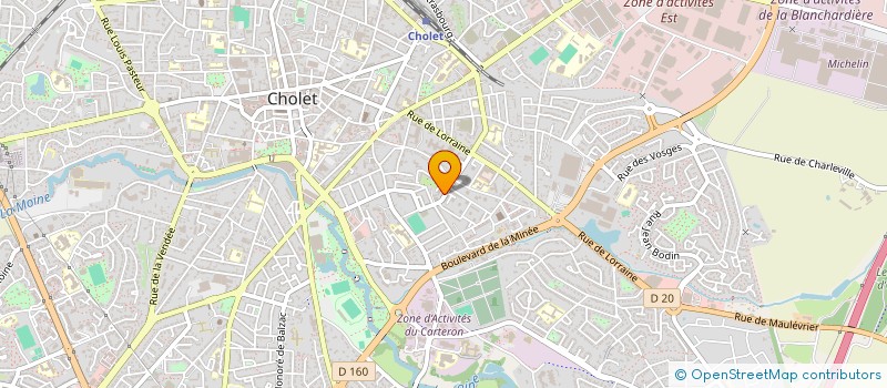 localisation de l'entreprise LA PETITE CRIEE à CHOLET