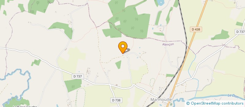 localisation de l'entreprise LA PETITE CROUTE à CHAILLOUE