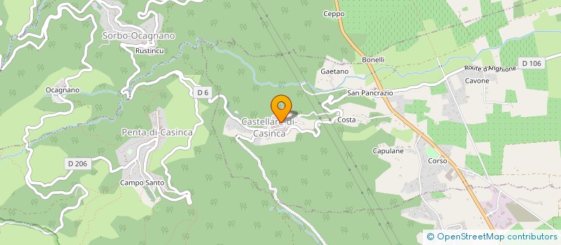 localisation de l'entreprise LA PETITE CUILLERE à PENTA-DI-CASINCA