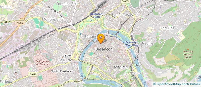 localisation de l'entreprise LA PETITE CUILLERE à BESANCON