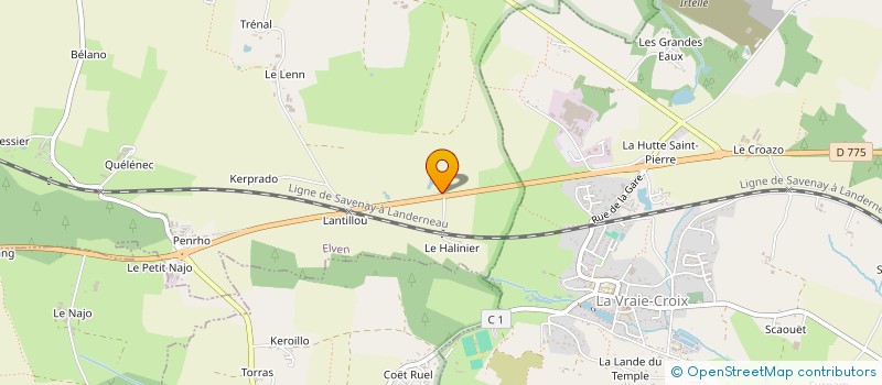 localisation de l'entreprise LA PETITE CUILLERE  THEIX-NOYALO