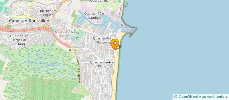 localisation de l'entreprise LA PETITE CUISINE  CANET-EN-ROUSSILLON