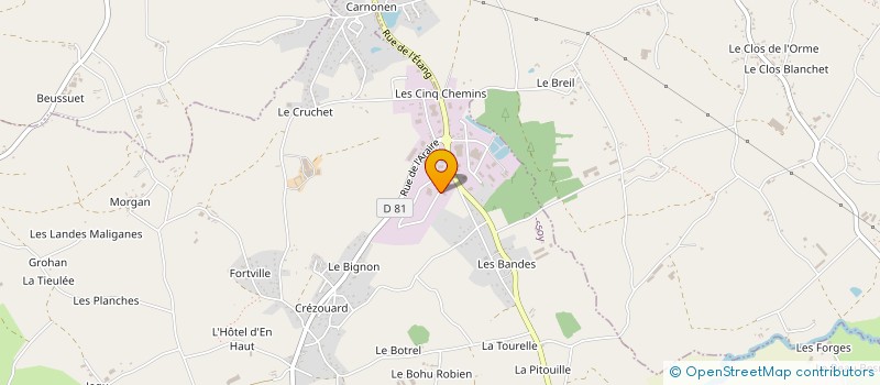 localisation de l'entreprise LA PETITE DIMEZELL  QUESSOY