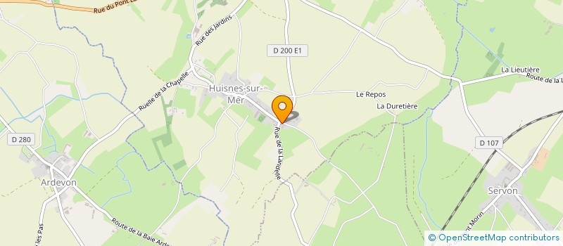 localisation de l'entreprise LA PETITE DUNE  HUISNES-SUR-MER