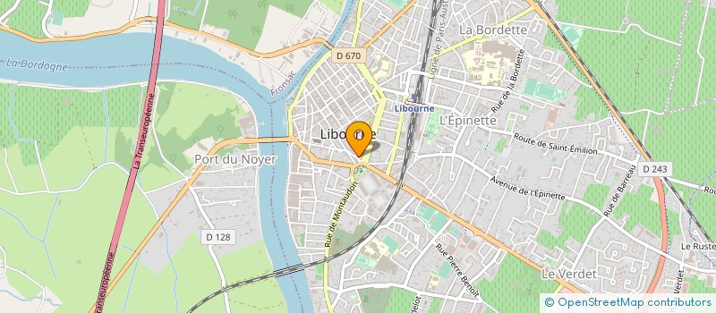 localisation de l'entreprise LA PETITE ECHALOTE à LIBOURNE