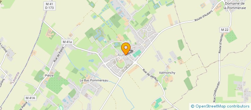 localisation de l'entreprise LA PETITE ECOLE AU BORD DU MONDE à AUBERS