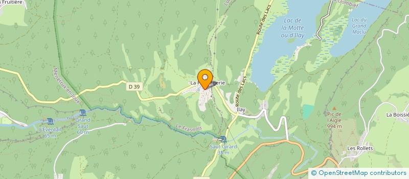 localisation de l'entreprise LA PETITE ECOSSE  LE FRASNOIS