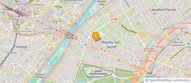 localisation de l'entreprise LA PETITE EPICERIE DE HARRY à NEUILLY-SUR-SEINE