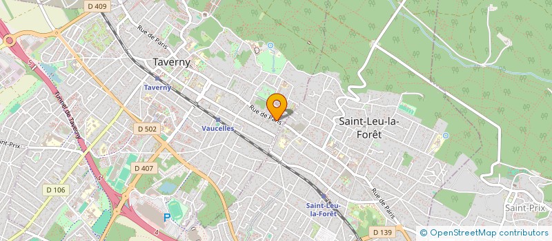 localisation de l'entreprise LA PETITE ETIQUETTE  TAVERNY