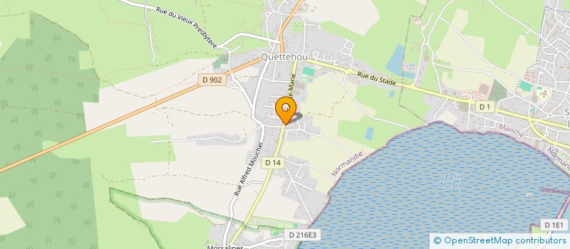 localisation de l'entreprise LA PETITE ETOILE  QUETTEHOU