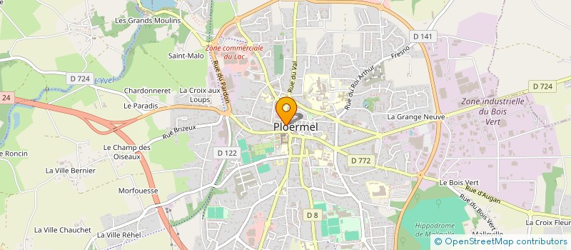 localisation de l'entreprise LA PETITE FABRIC' à PLOERMEL