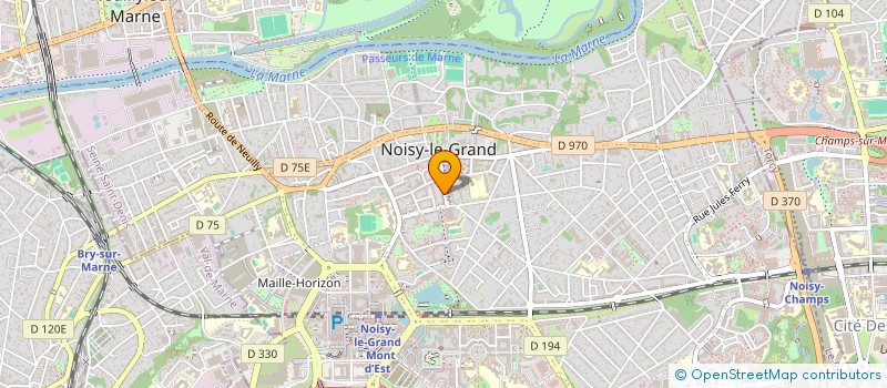 localisation de l'entreprise LA PETITE FABRIQUE  NOISY-LE-GRAND