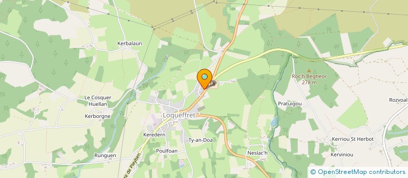 localisation de l'entreprise LA PETITE FABRIQUE  LOQUEFFRET