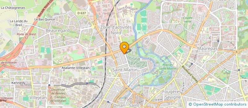 localisation de l'entreprise LA PETITE FABRIQUE DIGITALE  RENNES