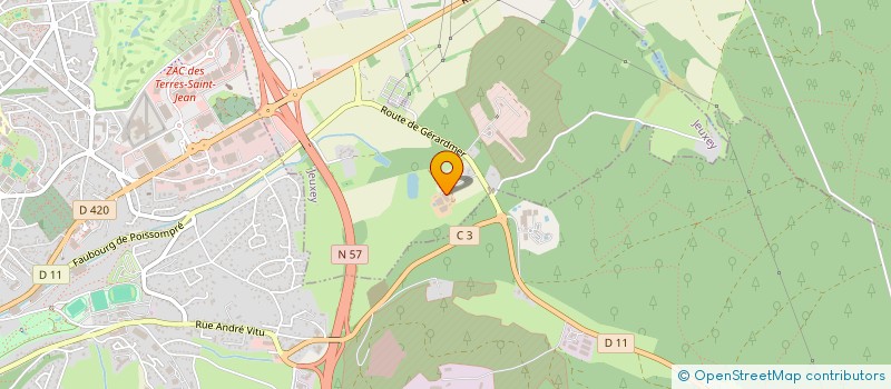 localisation de l'entreprise LA PETITE FAILLOUX  JEUXEY