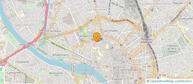 localisation de l'entreprise LA PETITE FAIM  TOULOUSE