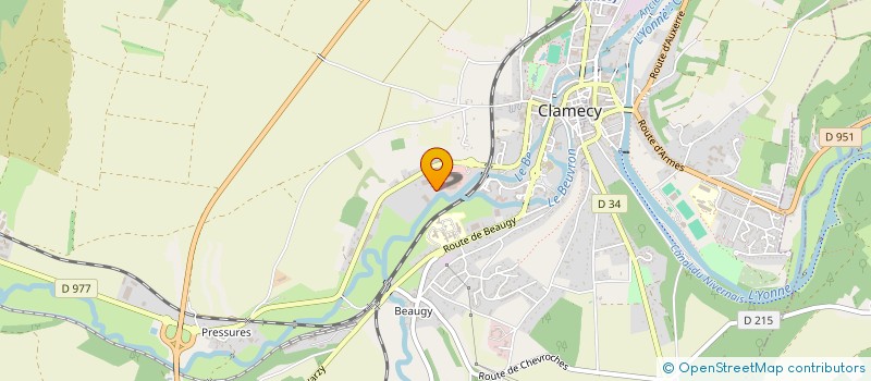 localisation de l'entreprise LA PETITE FAMILLE à CLAMECY