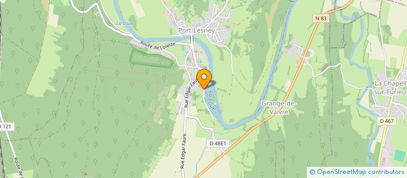 localisation de l'entreprise LA PETITE FAMILLE  MATHENAY