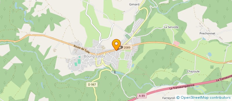 localisation de l'entreprise LA PETITE FAMILLE POUMEROL  BOURG-LASTIC