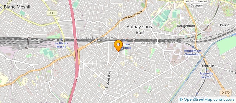 localisation de l'entreprise LA PETITE FARANDOLE à AULNAY-SOUS-BOIS