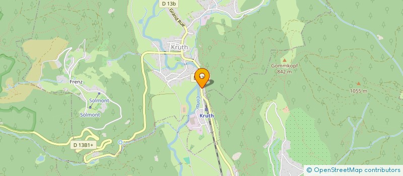 localisation de l'entreprise LA PETITE FECHT  KRUTH