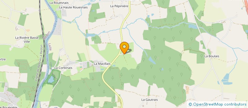 localisation de l'entreprise LA PETITE FERME  LAILLE