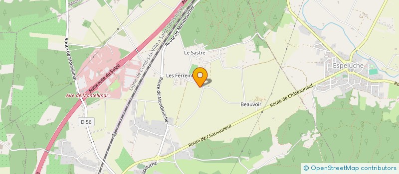 localisation de l'entreprise LA PETITE FERME à ALLAN