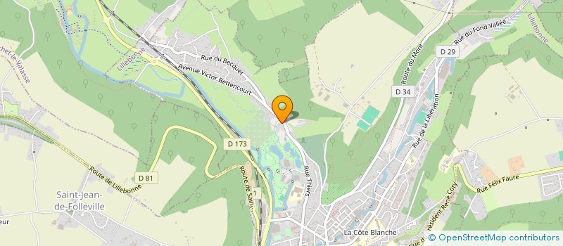localisation de l'entreprise LA PETITE FERME AUX MERVEILLES à LILLEBONNE