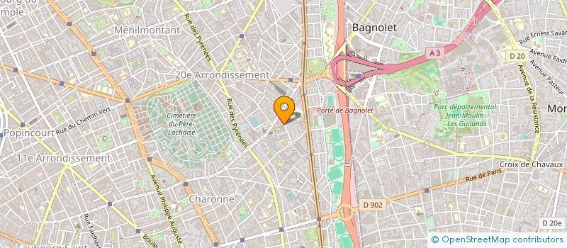 localisation de l'entreprise LA PETITE FERME D'INES à PARIS
