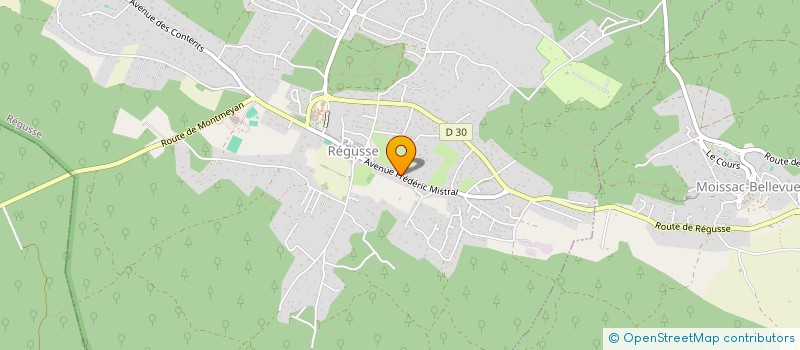 localisation de l'entreprise LA PETITE FERME DE LILY à REGUSSE