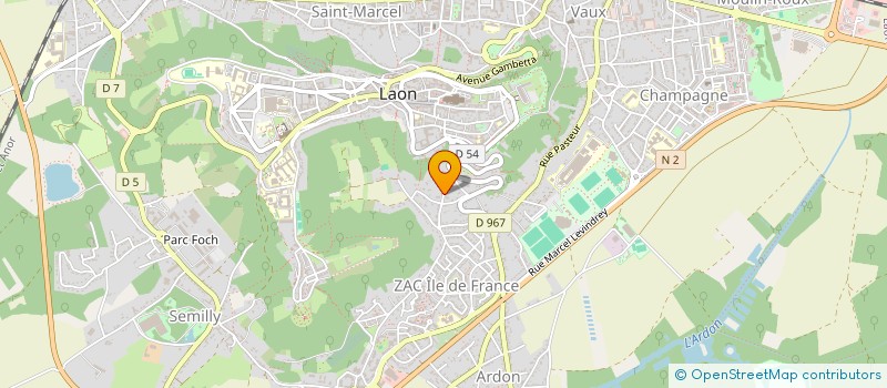 localisation de l'entreprise LA PETITE FERME LAON à LAON